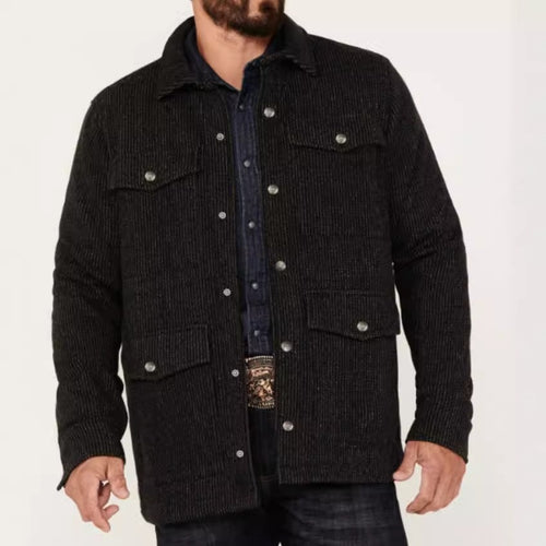 Herren strukturierte Utilityjacke mit praktischen Taschen Echoarchiv