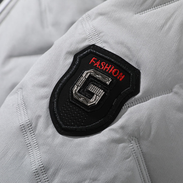 Herren Leichte Steppjacke mit hohem Kragen und praktischem Reißverschluss Echo Archiv