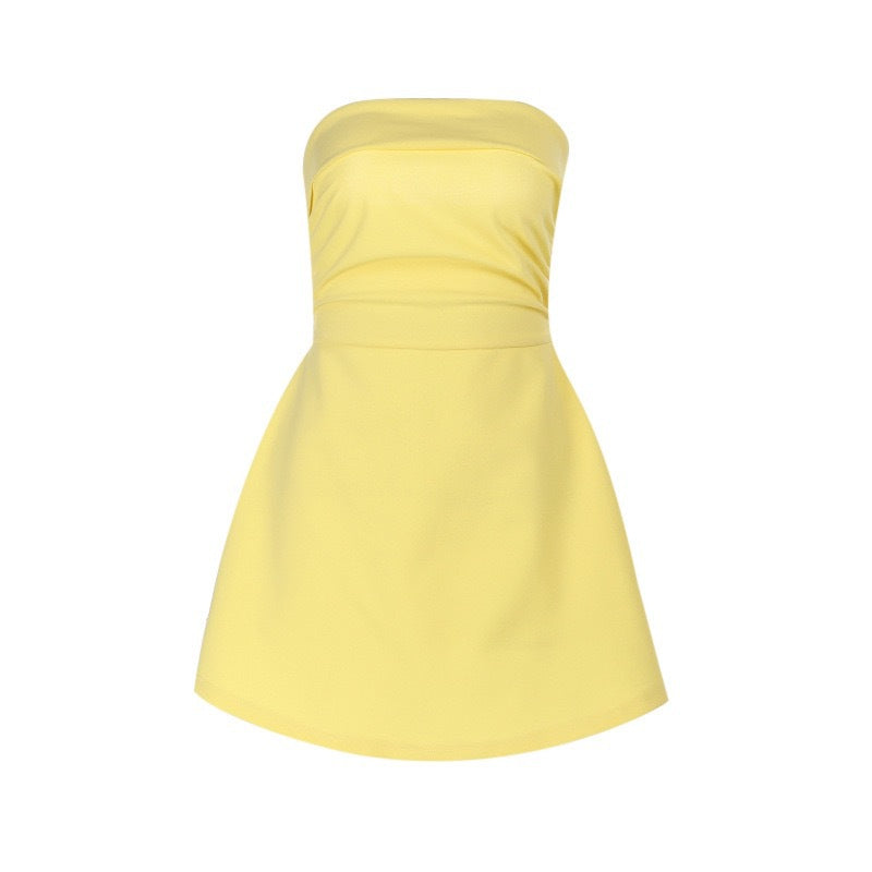 Damen Verspieltes Bustier-Kleid mit tailliertem Rock und elegantem Schnitt Echo Archiv