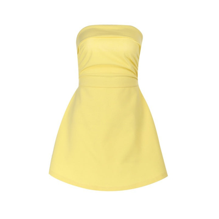 Damen Verspieltes Bustier-Kleid mit tailliertem Rock und elegantem Schnitt Echo Archiv