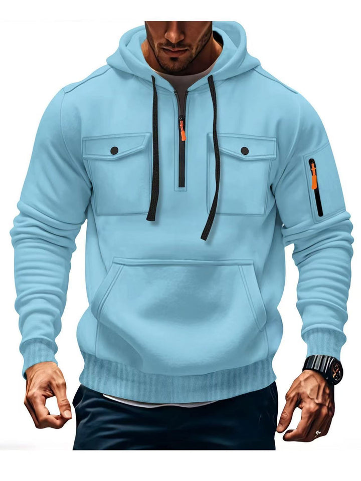 Herren Funktions Hoodie mit praktischen Taschen Echoarchiv
