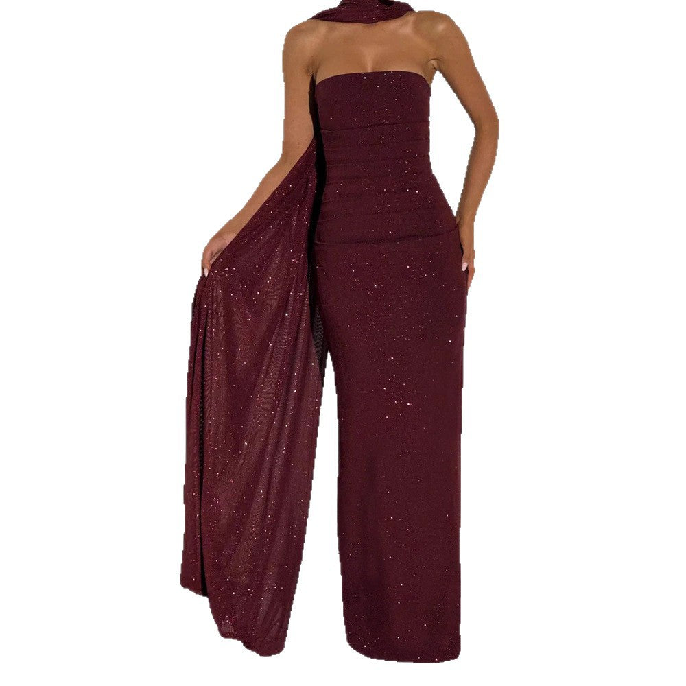 Damen Glamouröses Abendkleid mit schimmernden Details Echo Archiv