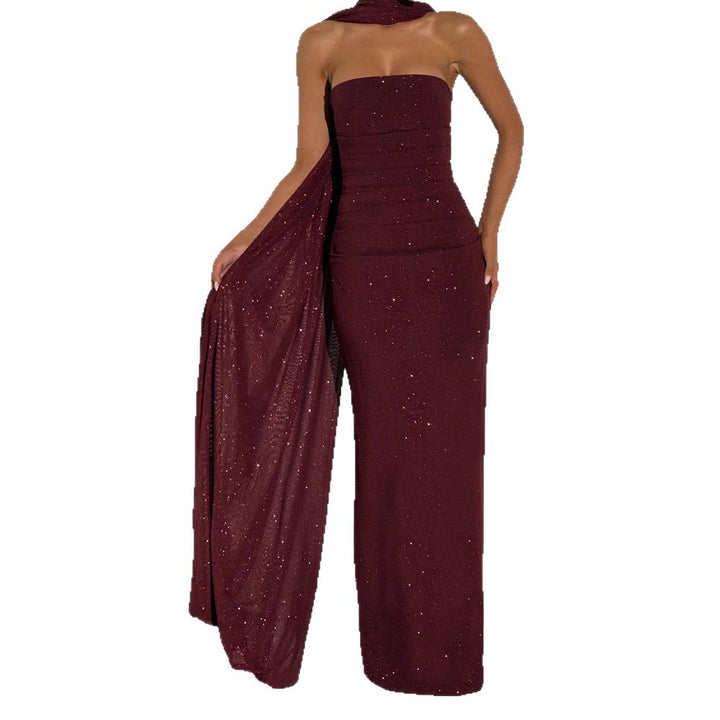 Damen Glamouröses Abendkleid mit schimmernden Details Echo Archiv
