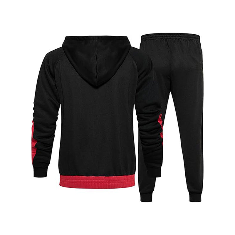 Herren Sportlicher Trainingsanzug mit hohem Kragen und praktischen Taschen Echoarchiv
