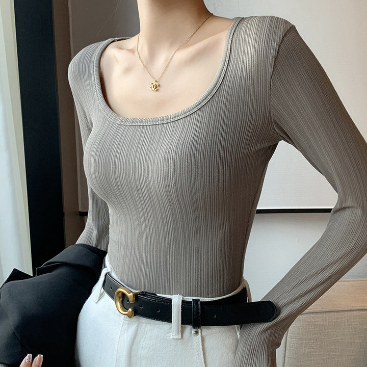 Damen Langarm Rippshirt Echo Archiv