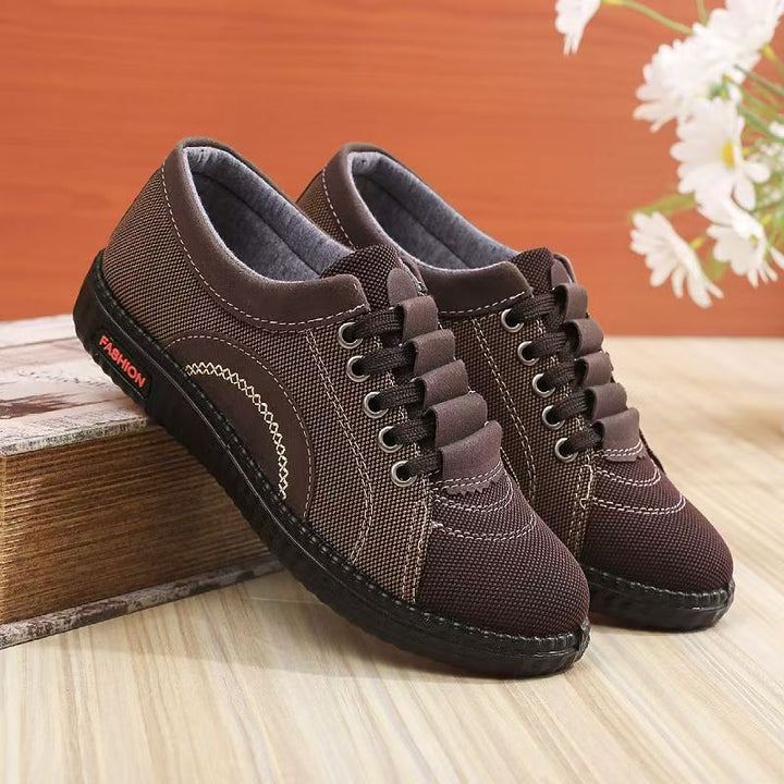 Damen modische Freizeit-Sneaker mit elastischen Schnürsenkeln Echo Archiv