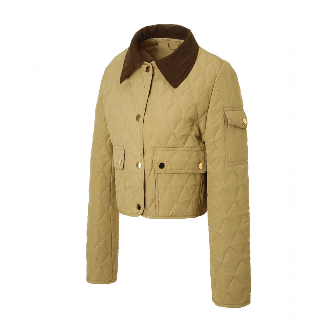 Damen Modische Kurzjacke mit Steppdesign Echo Archiv