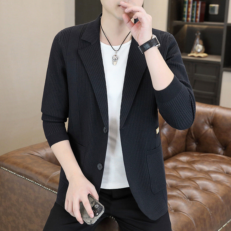 Herren eleganter Kurzarm-Blazer Echoarchiv