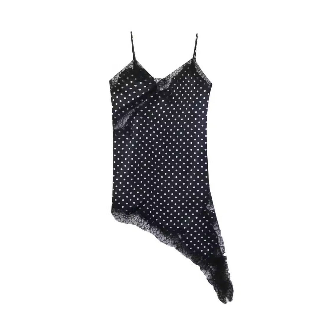 Damen asymmetrisches Spaghetti-Top Echo Archiv