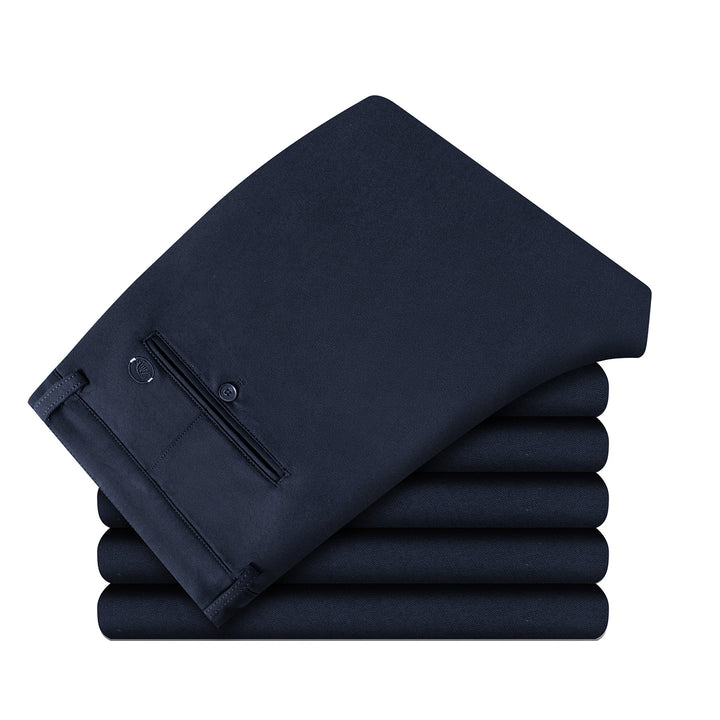 Herren Elegante Slim-Fit Anzughose mit Bügelfalte und verdeckten Taschen Echo Archiv