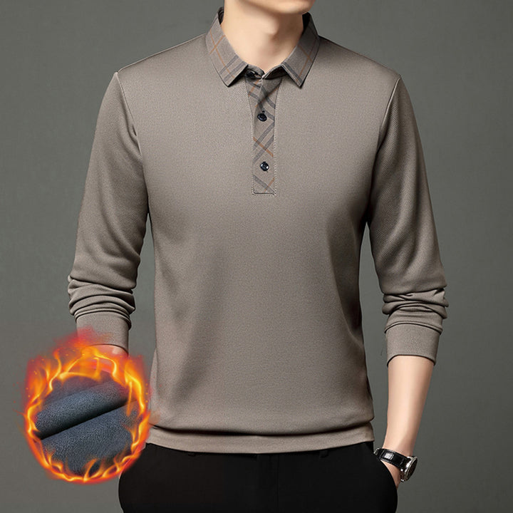 Herren funktionales Poloshirt mit strukturiertem Kragen Echoarchiv