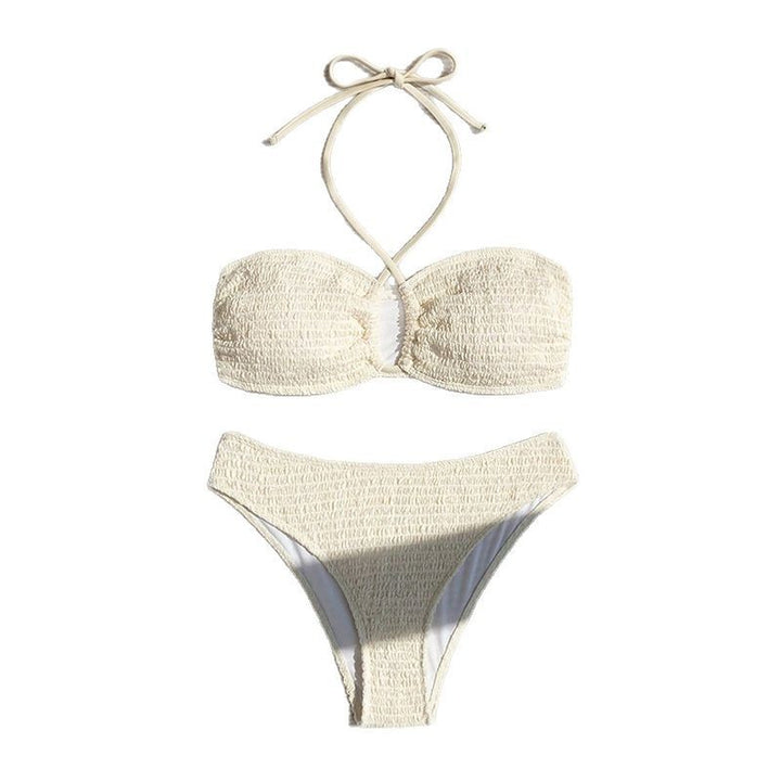 Damen Bandeau-Bikini-Set mit raffinierten Rüschendetails Echo Archiv