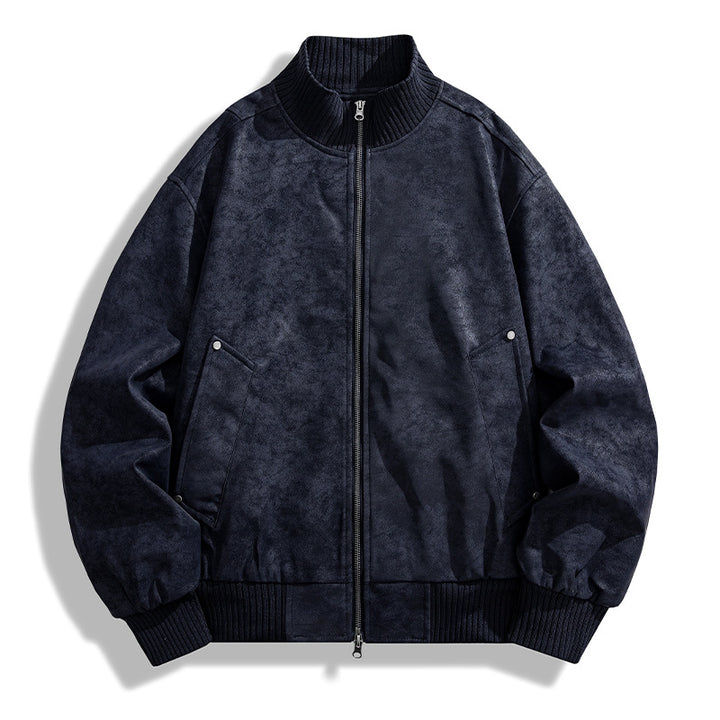 Herren modische Bomberjacke mit einzigartiger Textur Echoarchiv