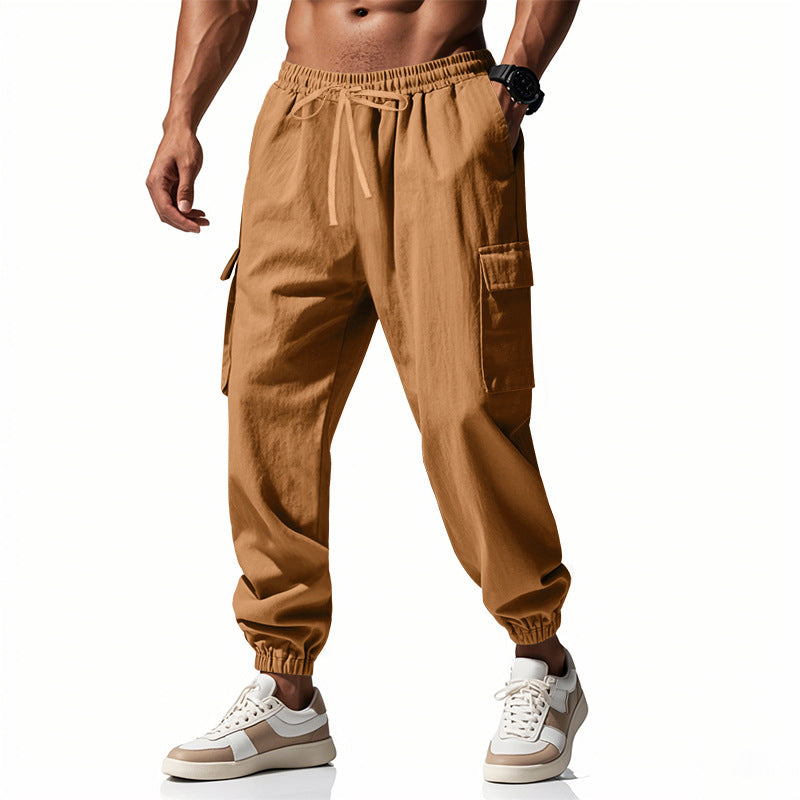 Herren Cargo-Jogginghose mit elastischem Bund und praktischen Taschen Echoarchiv