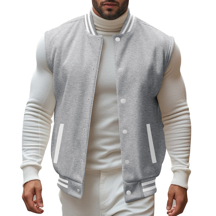 Herren trendige Collegejacke mit sportlichem Schnitt Echoarchiv