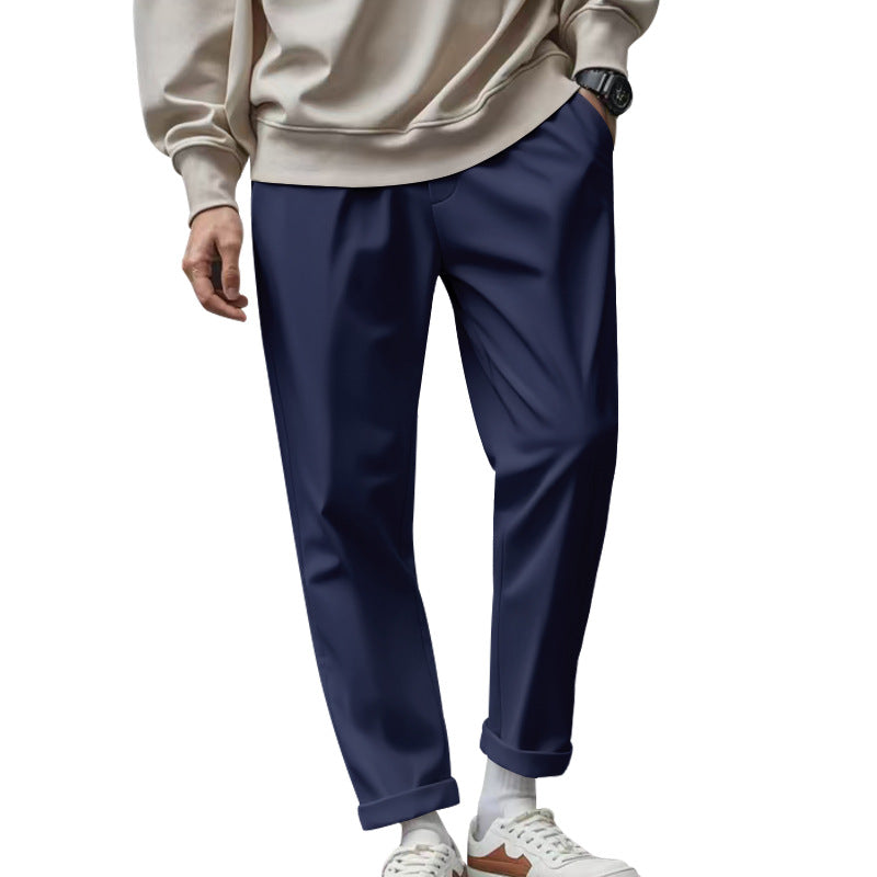 Herren elegante Chino-Hose mit bequemem Bund und modischem Schnitt Echoarchiv