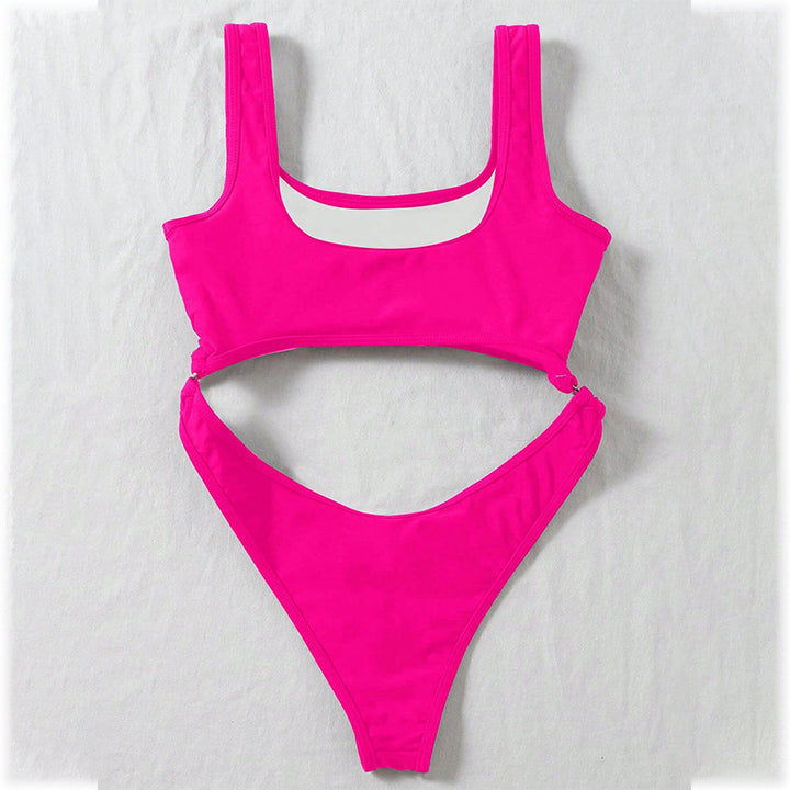 Damen Cut-Out Einteiler Badeanzug Echo Archiv