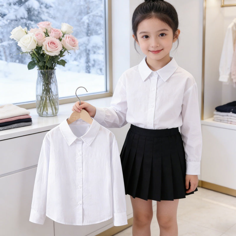 Mädchen elegante Bluse mit klassischem Kragen Echo Archiv
