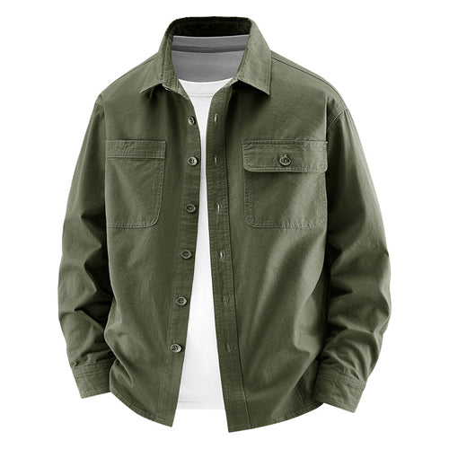 Herren Lässige Utility-Hemdjacke Echo Archiv