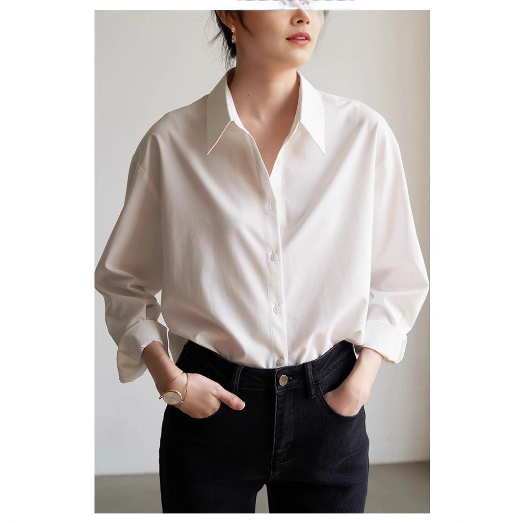 Damen Schicke und lässige Bluse mit oversized Schnitt Echoarchiv