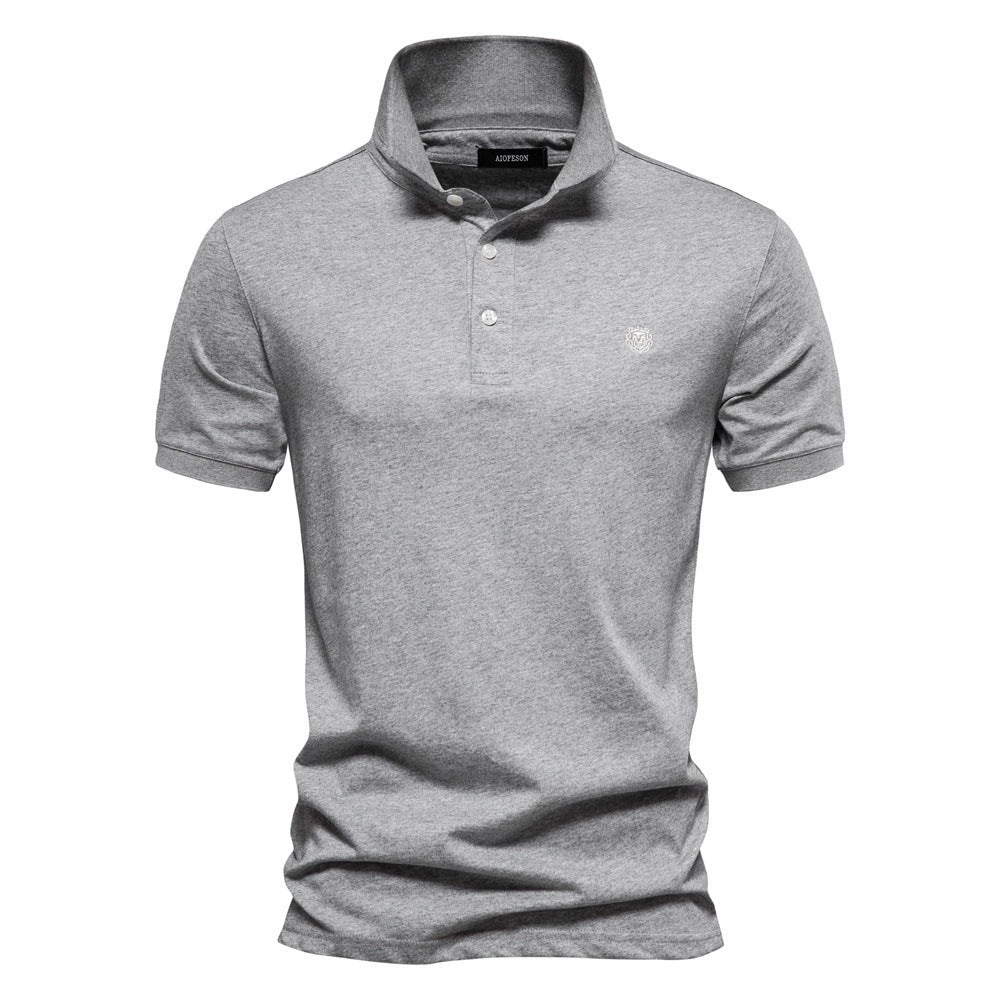 Herren Polo-Shirt mit feiner Piqué-Struktur und klassischem Kragen Echoarchiv