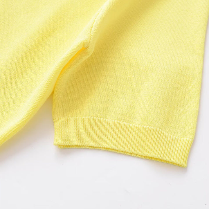 Damen Kurzarm-V-Ausschnitt Pullover Echo Archiv