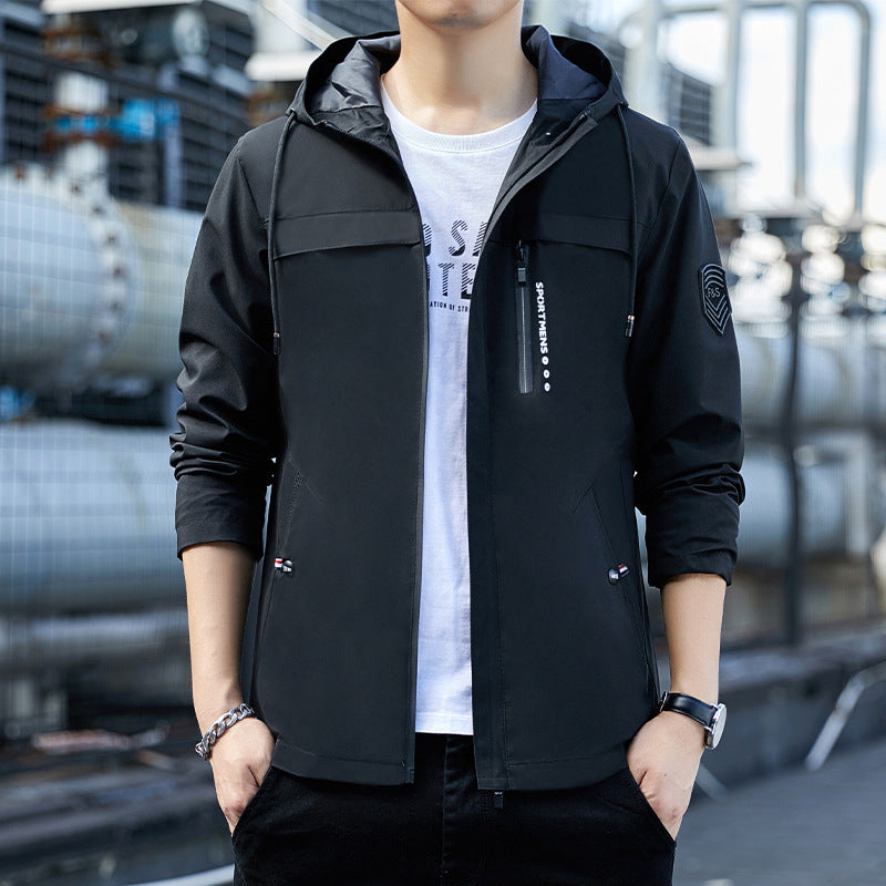Herren Multifunktionale Sportjacke mit Kapuze Echo Archiv