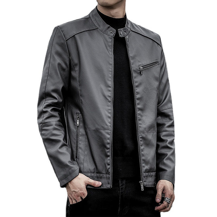 Herren Elegante Kunstlederjacke Echo Archiv