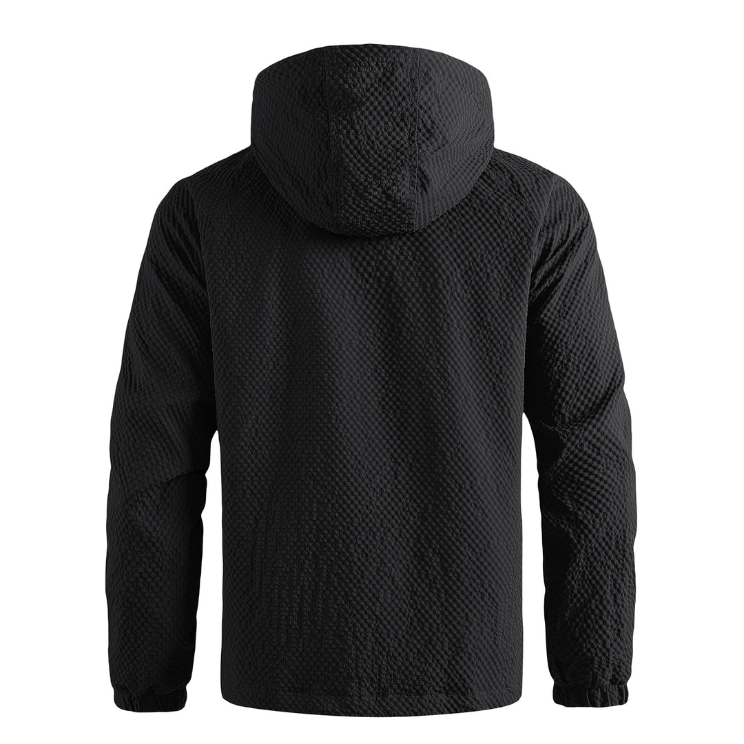 Herren leichte Anorak-Jacke mit praktischem Kordelzug Echoarchiv