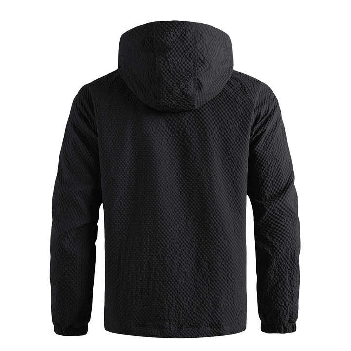 Herren leichte Anorak-Jacke mit praktischem Kordelzug Echoarchiv