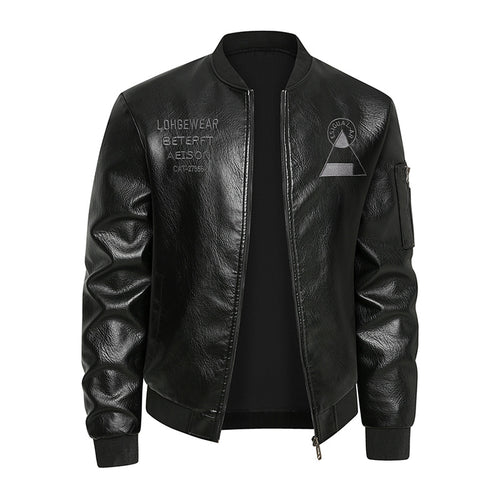 Herren Kunstleder Bomberjacke Echoarchiv