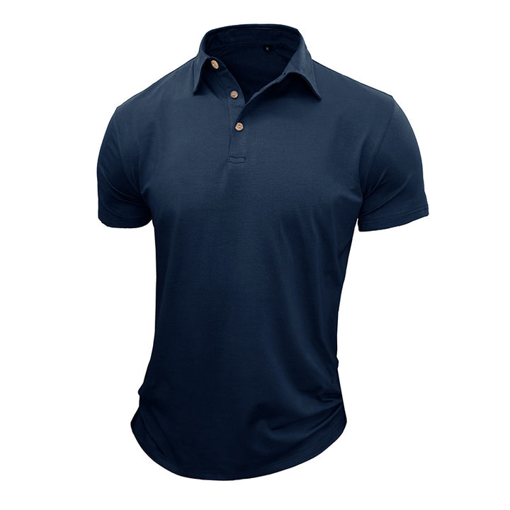 Herren Polohemd mit sportlichem Schnitt und atmungsaktiver Baumwolle Echoarchiv