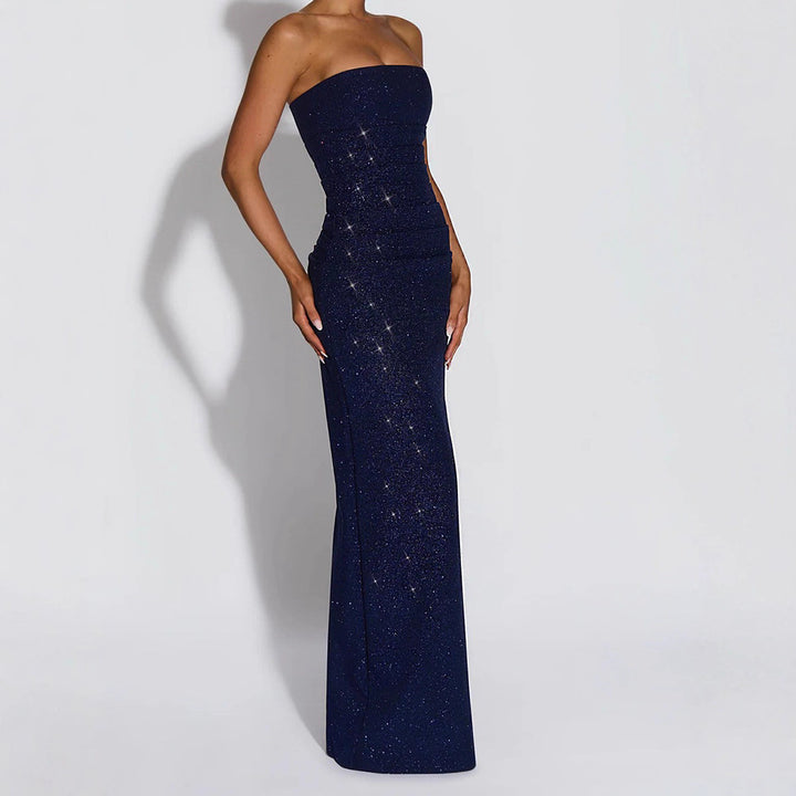 Damen Glamouröses Abendkleid mit schimmernden Details Echo Archiv