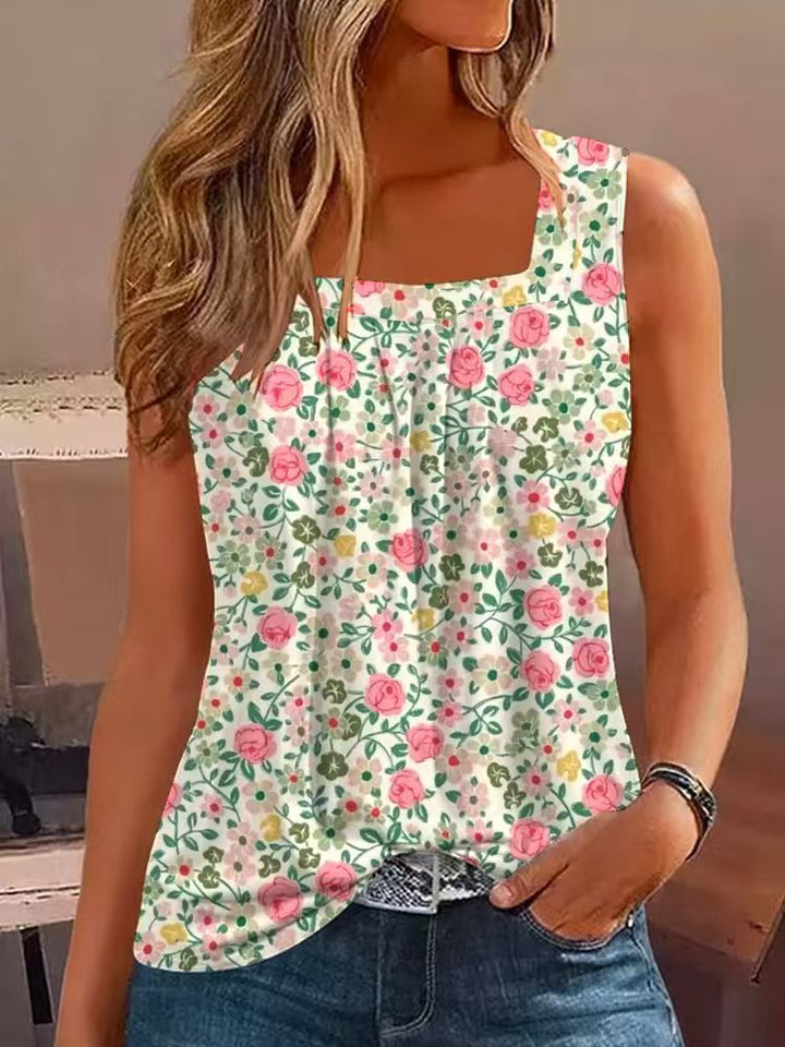 Damen Elegantes Blusentop mit Blumenmuster Echo Archiv