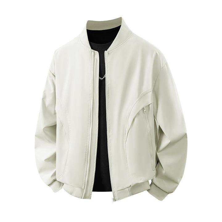 Herren modische Windjacke mit praktischen Taschen Echoarchiv