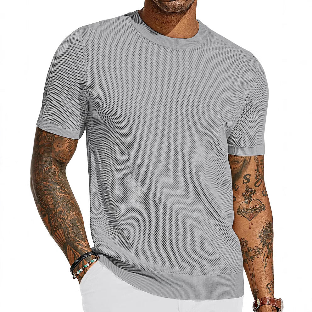 Herren atmungsaktives Netz-T-Shirt Echoarchiv