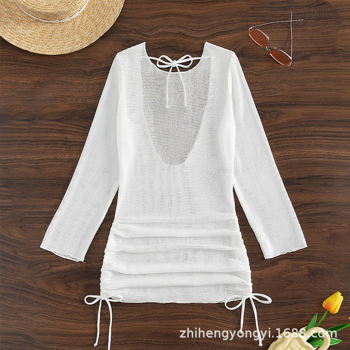 Damen Strandkleid mit eleganten Rüschendetails Echo Archiv