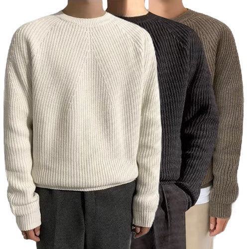 Herren Bequemer Grobstrickpullover Echo Archiv