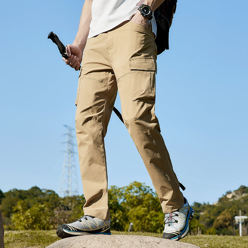 Herren Atmungsaktive Trekking-Cargohose mit Stretch und Mehrfachtaschen Echo Archiv
