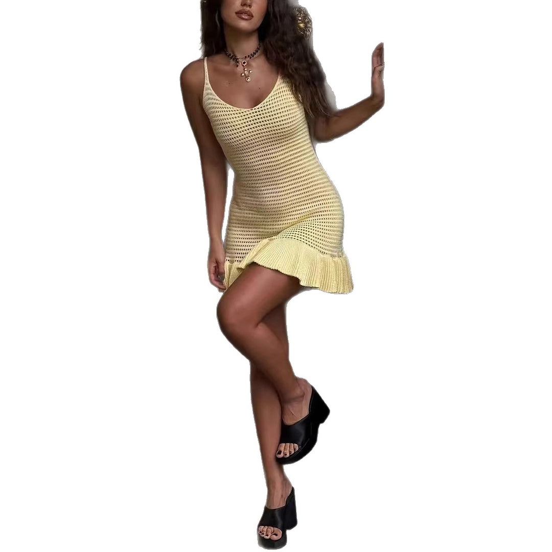Damen Häkelkleid mit rüschendem Saum Echo Archiv