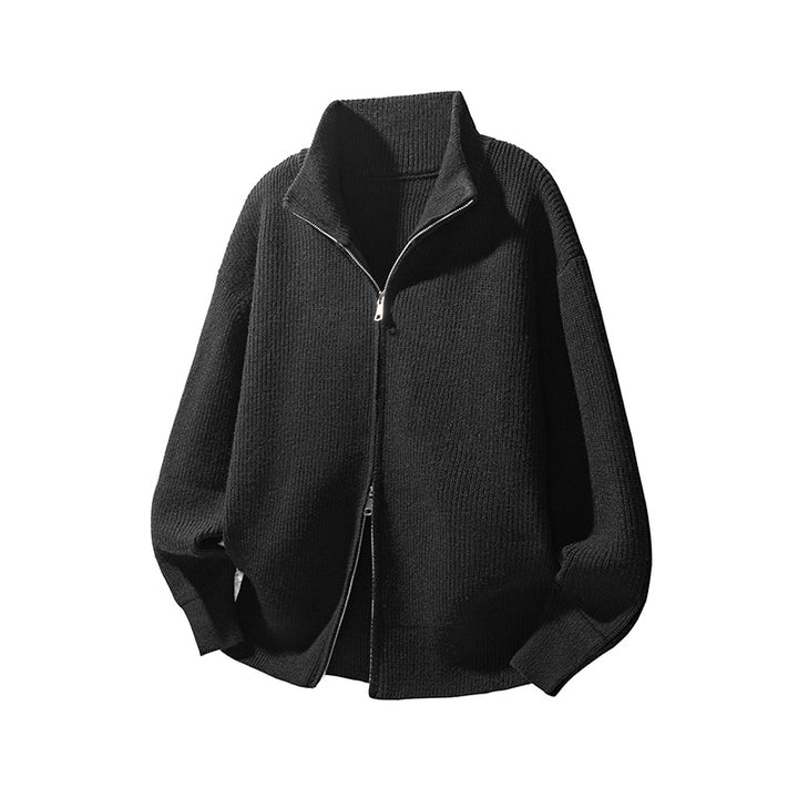 Damen Modischer Strickpullover mit hohem Kragen Echo Archiv
