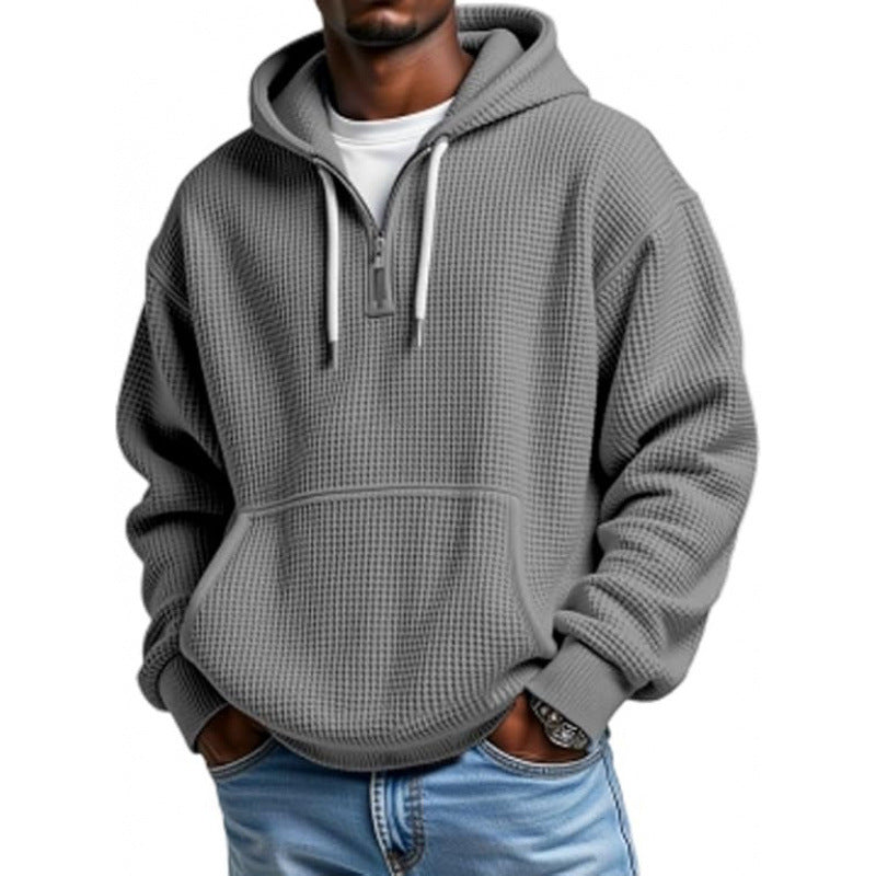 Herren lässiger Hoodie mit innovative Struktur Echoarchiv