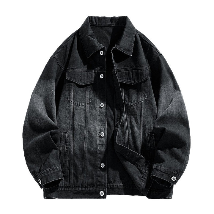 Herren Modische Denimjacke mit lässigem Schnitt und praktischen Taschen Echoarchiv