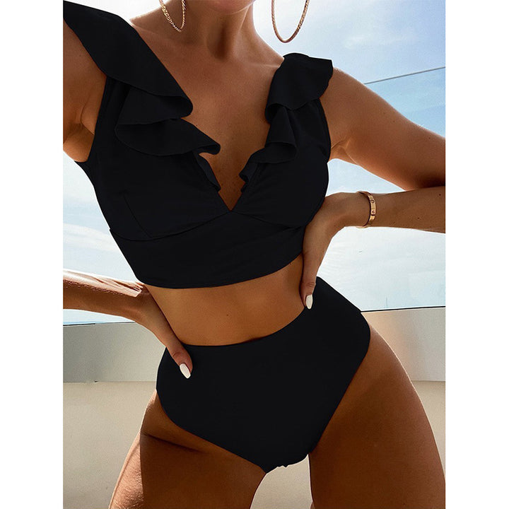 Damen Bikiniset mit verspielten Rüschendetails Echo Archiv