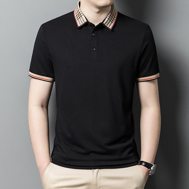 Herren Polo-Shirt mit elegantem Karokragen Echoarchiv