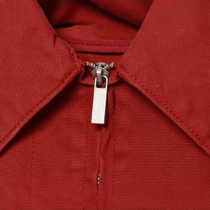 Damen Cropped Boxy‑Bomberjacke mit Hemdkragen, Reißverschluss und elastischem Saum Echoarchiv