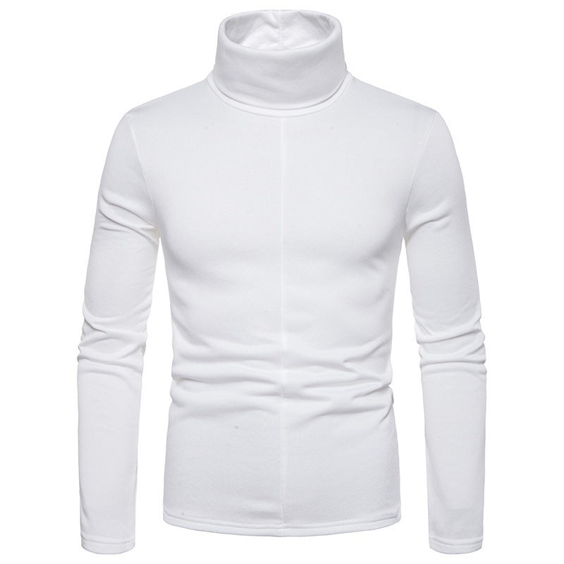 Herren Rollkragenpullover aus weichem Strickmaterial Echoarchiv