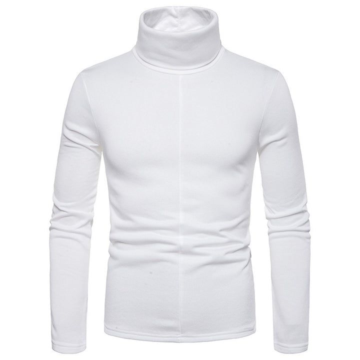 Herren Rollkragenpullover aus weichem Strickmaterial Echoarchiv