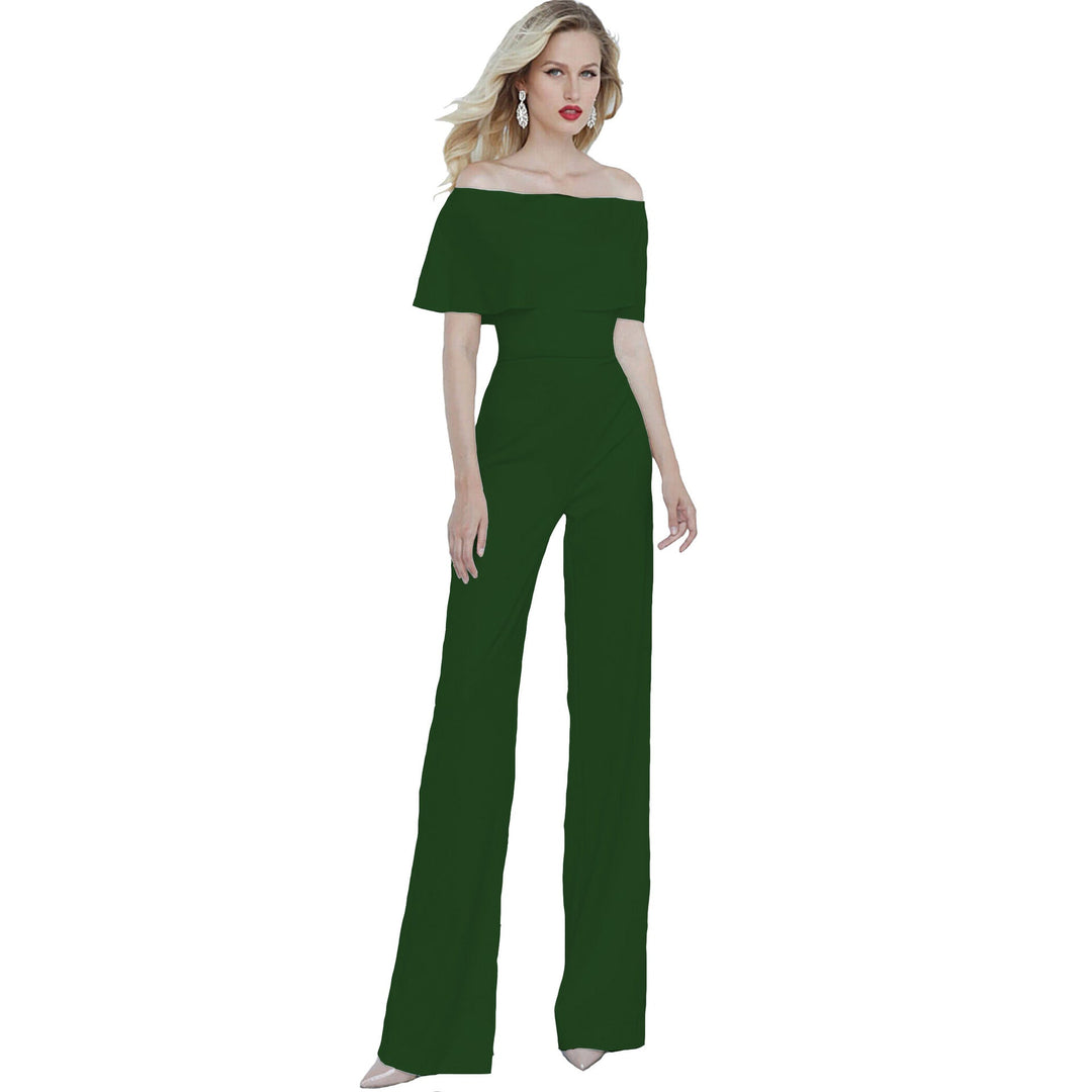Echoarchiv | Eleganter V-Ausschnitt Jumpsuit