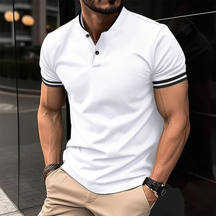 Herren Poloshirt mit kontrastierendem Kragen und hohen Komforteigenschaften Echoarchiv